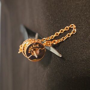 Pandora Pave 14k Rose Gold Safety Chain